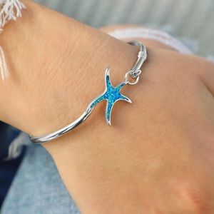 Opal Starfish Cuff